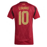 Stroje piłkarskie Belgia Romelu Lukaku #10 Koszulka Podstawowej dla damskie ME 2024 Krótki Rękaw